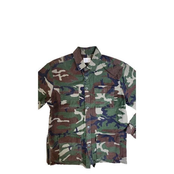 NEW FOG Fear of God L CAMO SHACKET Collection 1 Jacket Large shirt Shop Coat - Picture 2 of 10
